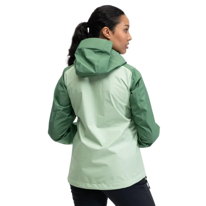 Women Bergans Of Norway Shell Jackets Skar Light 3l Shell Jacket Light Jade Green Dark Jade Green