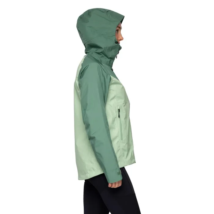 Women Bergans Of Norway Shell Jackets Skar Light 3l Shell Jacket Light Jade Green Dark Jade Green