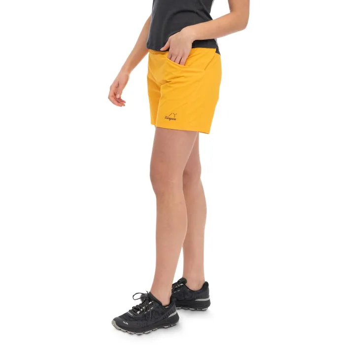 Women Bergans Of Norway Shorts Y Lightline Vapor V2 Shorts Mango Yellow