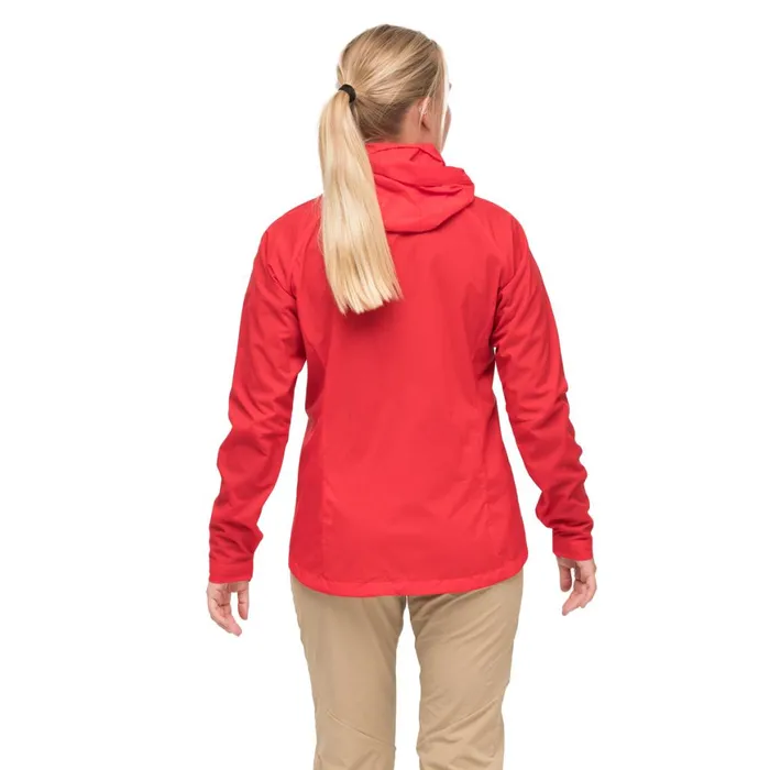 Women Bergans Of Norway Softshell Jackets Rabot Windbreaker Jacket Fire Red