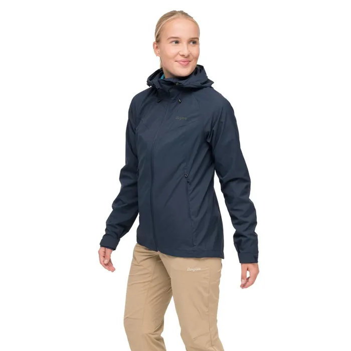Women Bergans Of Norway Softshell Jackets Rabot Windbreaker Jacket Navy Blue