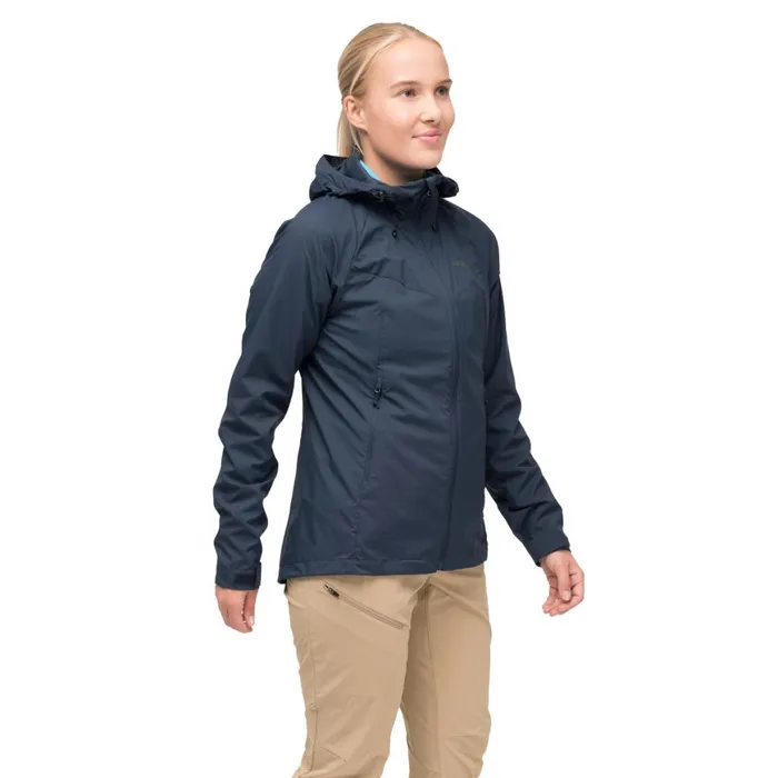 Women Bergans Of Norway Softshell Jackets Rabot Windbreaker Jacket Navy Blue