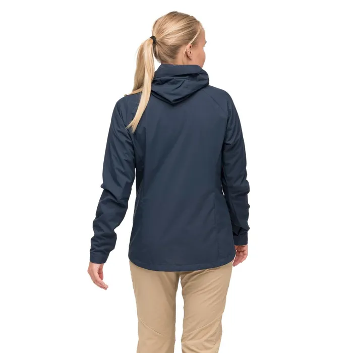 Women Bergans Of Norway Softshell Jackets Rabot Windbreaker Jacket Navy Blue
