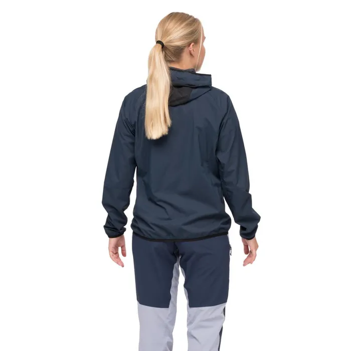 Women Bergans Of Norway Softshell Jackets Vaagaa Windbreaker Jacket Navy Blue