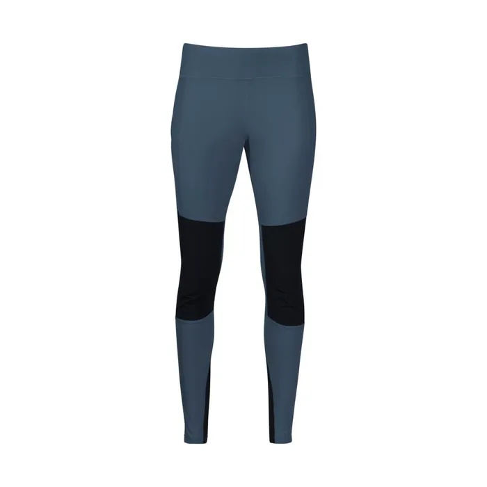 Women Bergans Of Norway Softshell Pants Flyen Outdoor Tights Orion Blue Black