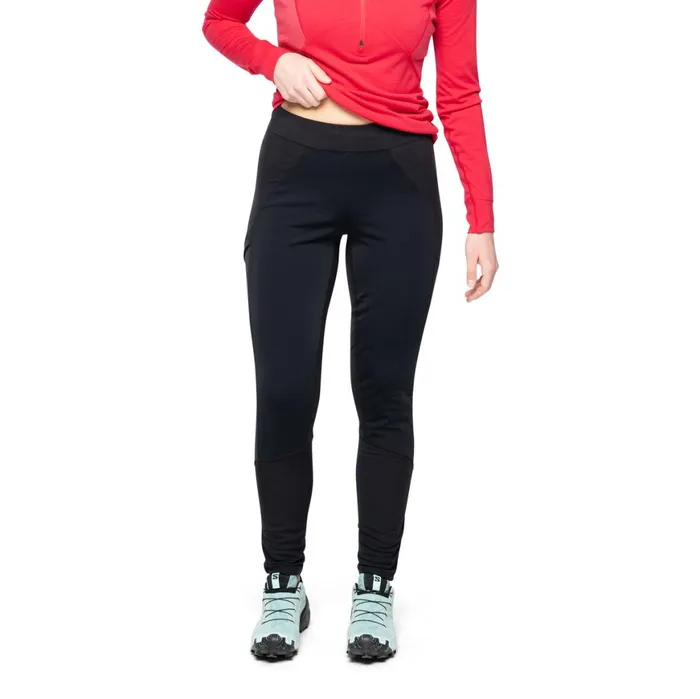 Women Bergans Of Norway Softshell Pants Flyen Winter Tights Black