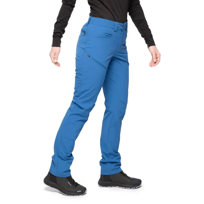 Women Bergans Of Norway Softshell Pants Vandre Light Softshell Pants North Sea Blue