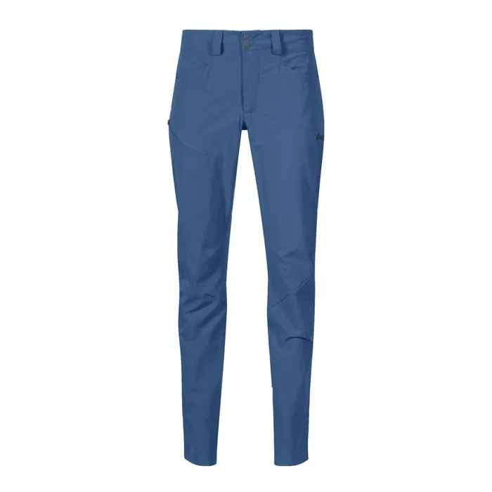 Women Bergans Of Norway Softshell Pants Vandre Light Softshell Pants North Sea Blue