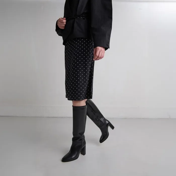 Women Boots Black JONAK Boots Thighhigh Boots
