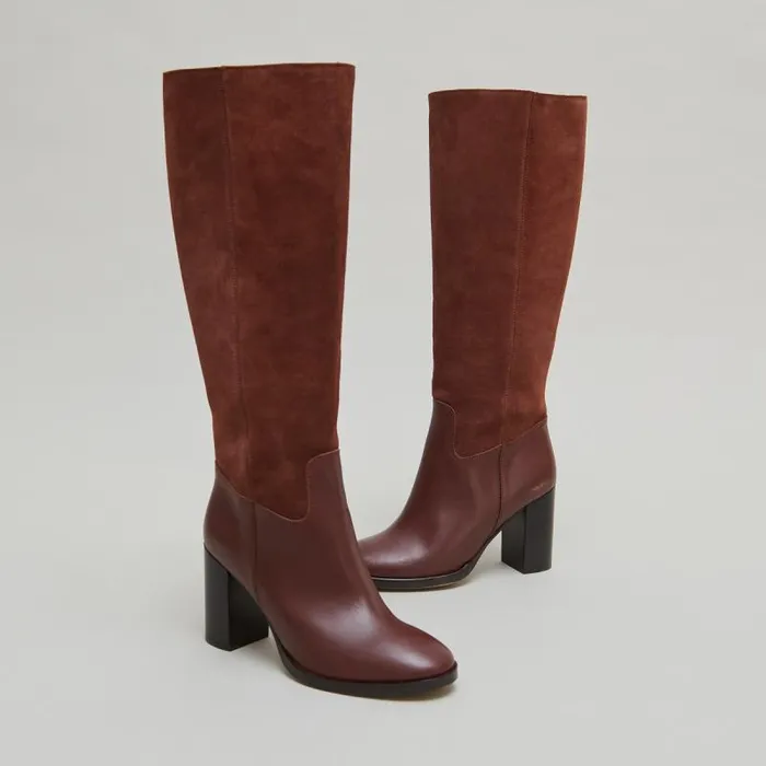 Women Bottes Talons Cognac JONAK Boots Thighhigh Boots