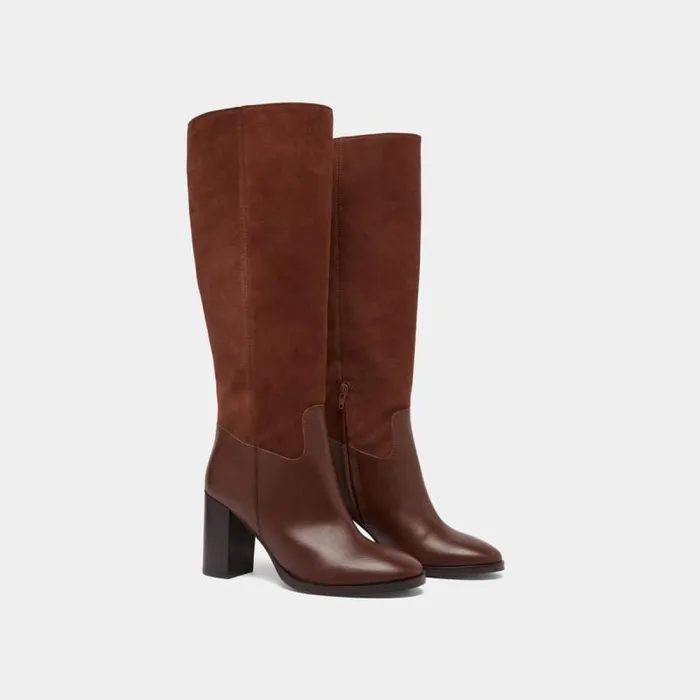 Women Bottes Talons Cognac JONAK Boots Thighhigh Boots