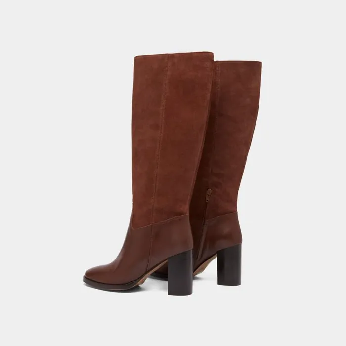 Women Bottes Talons Cognac JONAK Boots Thighhigh Boots