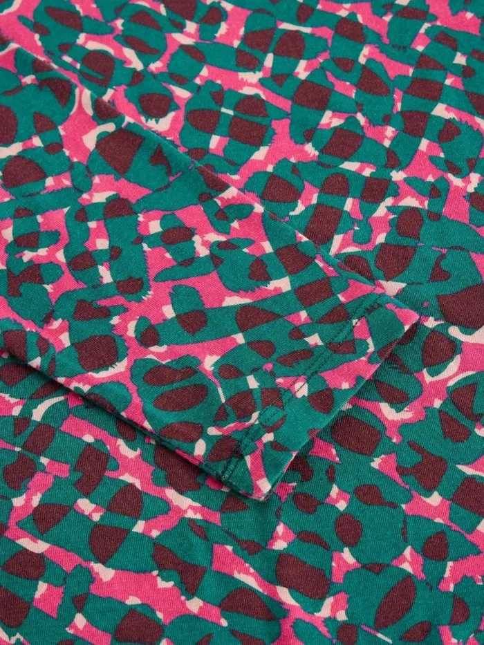 Women CAMILLE HIGH NECK TEE Teal Multi White Stuff Tops and Tees Women CAMILLE HIGH NECK TEE Teal Multi White Stuff Tops and Tees
