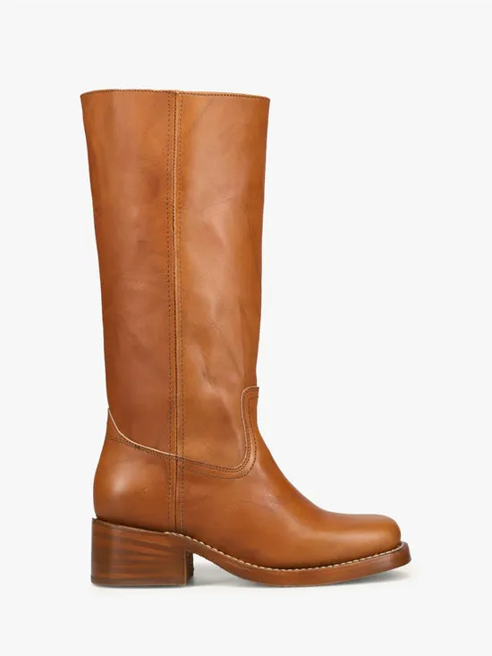 Women Campus Knee High Boot Saddle Shoes Lisa Says Gah