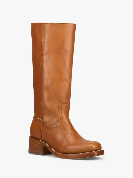 Women Campus Knee High Boot Saddle Shoes Lisa Says Gah