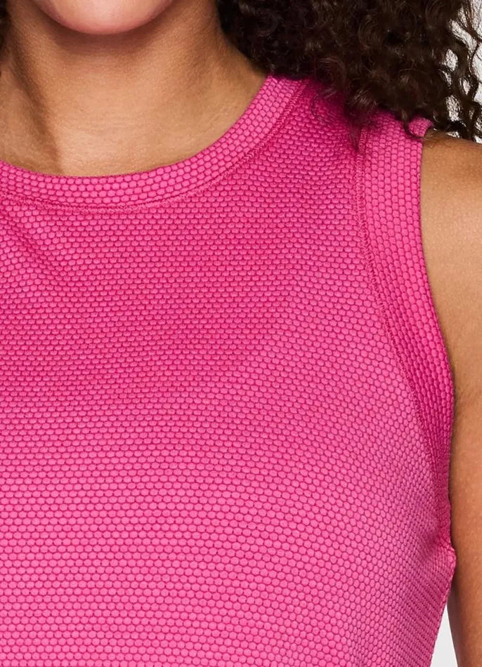 Women Coastal Days Bubble Tank Pink RBX Active Tanks
