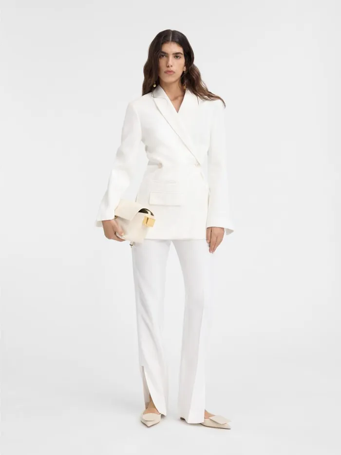 Women Coats and Jackets JACQUEMUS The Tibau Jacket White