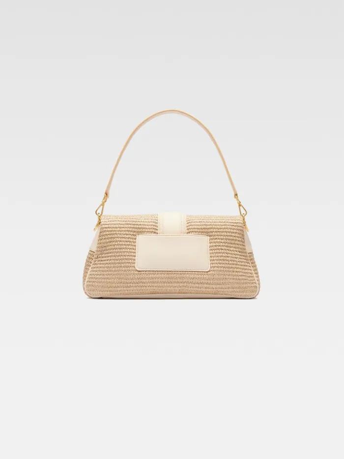 Women Crossbody and Handbags JACQUEMUS The Bambimou Natural Ivory Women Crossbody and Handbags JACQUEMUS The Bambimou Natural Ivory