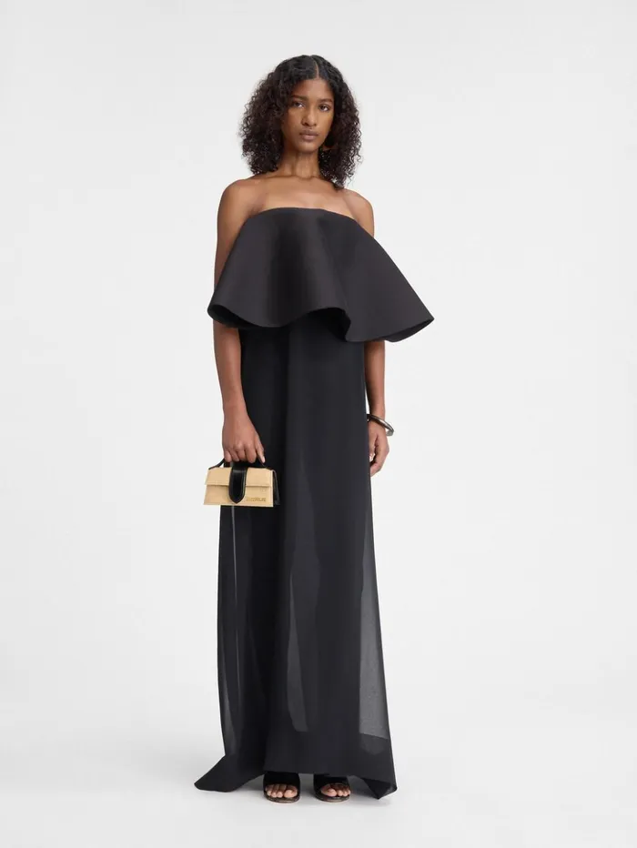 Women Crossbody and Handbags JACQUEMUS The Bambino Ivoryblack