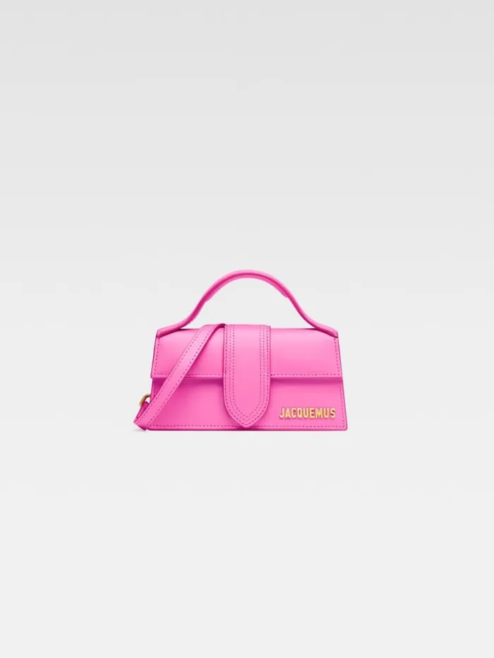 Women Crossbody and Handbags JACQUEMUS The Bambino Neon Pink