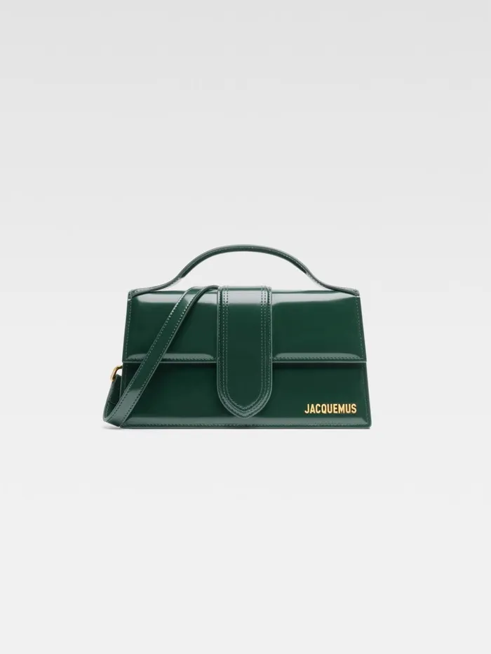 Women Crossbody and Handbags JACQUEMUS The Large Bambino Dark Green