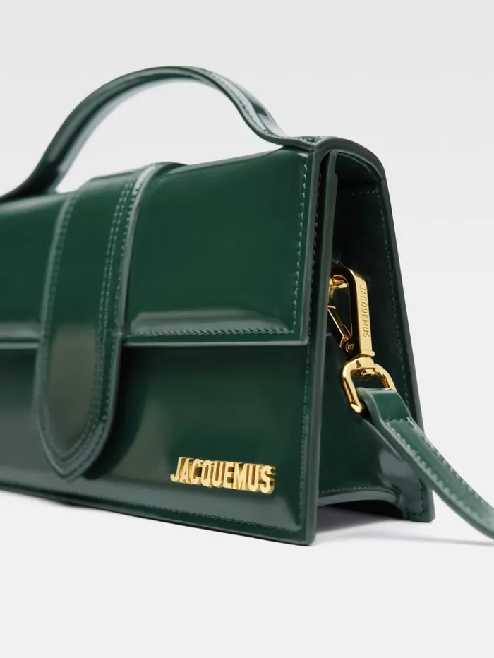 Women Crossbody and Handbags JACQUEMUS The Large Bambino Dark Green