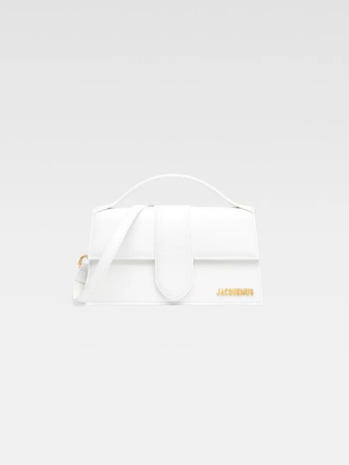 Women Crossbody and Handbags JACQUEMUS The Large Bambino White