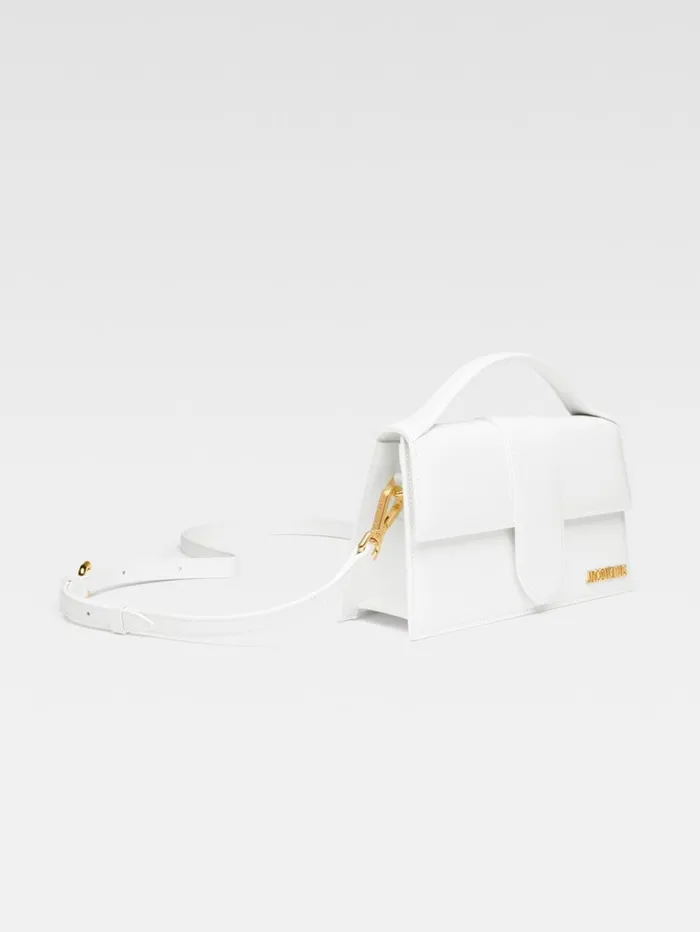 Women Crossbody and Handbags JACQUEMUS The Large Bambino White Women Crossbody and Handbags JACQUEMUS The Large Bambino White