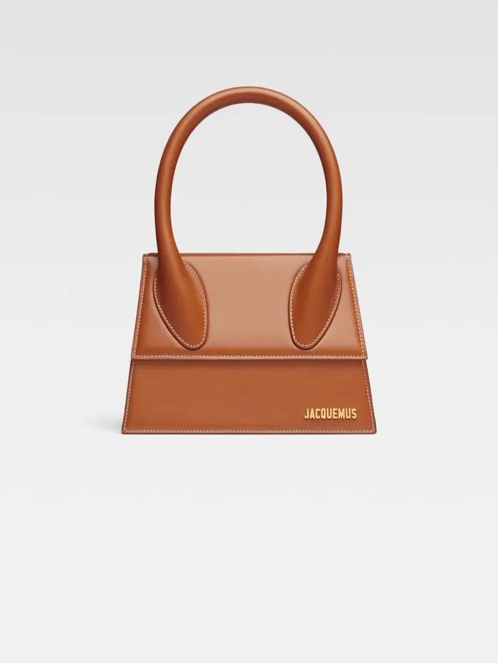 Women Crossbody and Handbags JACQUEMUS The Large Chiquito Light Brown