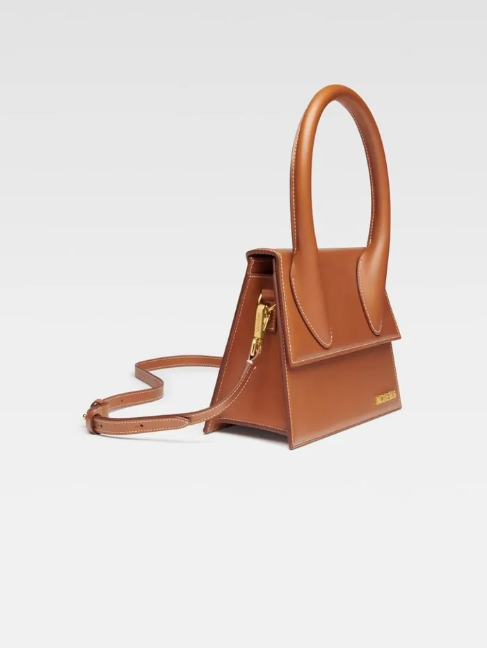 Women Crossbody and Handbags JACQUEMUS The Large Chiquito Light Brown