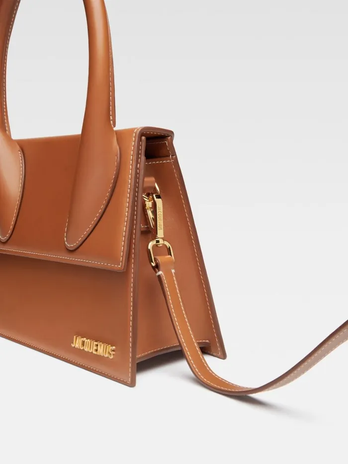 Women Crossbody and Handbags JACQUEMUS The Large Chiquito Light Brown