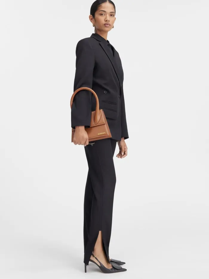 Women Crossbody and Handbags JACQUEMUS The Large Chiquito Light Brown