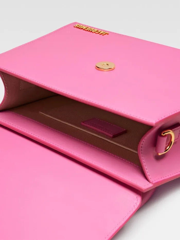 Women Crossbody and Handbags JACQUEMUS The Large Chiquito Pink Women Crossbody and Handbags JACQUEMUS The Large Chiquito Pink