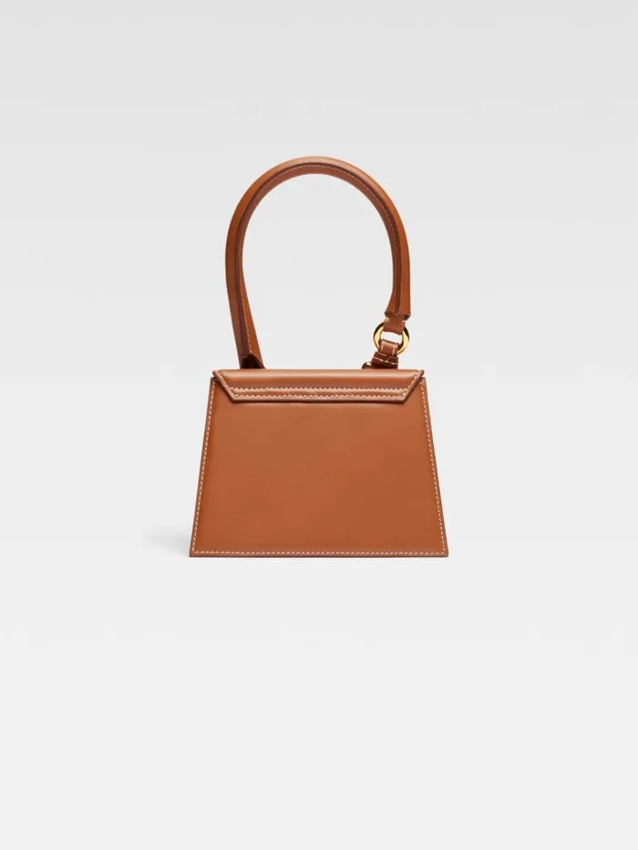 Women Crossbody and Handbags JACQUEMUS The Medium Chiquito With Buckle Light Brown