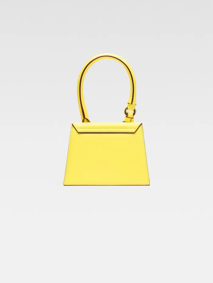 Women Crossbody and Handbags JACQUEMUS The Medium Chiquito With Buckle Yellow Women Crossbody and Handbags JACQUEMUS The Medium Chiquito With Buckle Yellow