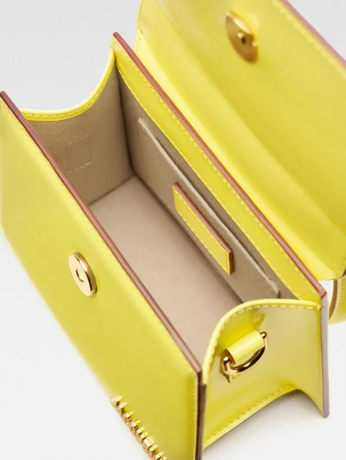 Women Crossbody and Handbags JACQUEMUS The Medium Chiquito With Buckle Yellow Women Crossbody and Handbags JACQUEMUS The Medium Chiquito With Buckle Yellow