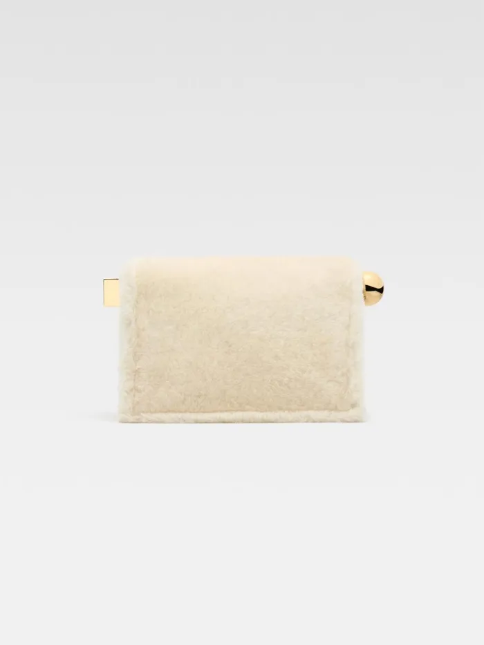 Women Crossbody and Handbags JACQUEMUS The Rond Carr Clutch Offwhite Women Crossbody and Handbags JACQUEMUS The Rond Carr Clutch Offwhite