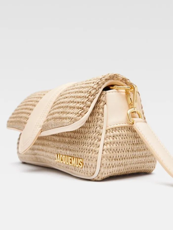 Women Crossbody and Handbags JACQUEMUS The Small Bambimou Natural Ivory Women Crossbody and Handbags JACQUEMUS The Small Bambimou Natural Ivory
