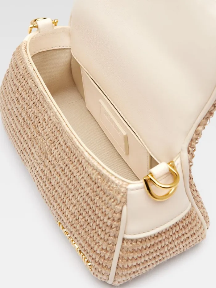 Women Crossbody and Handbags JACQUEMUS The Small Bambimou Natural Ivory Women Crossbody and Handbags JACQUEMUS The Small Bambimou Natural Ivory