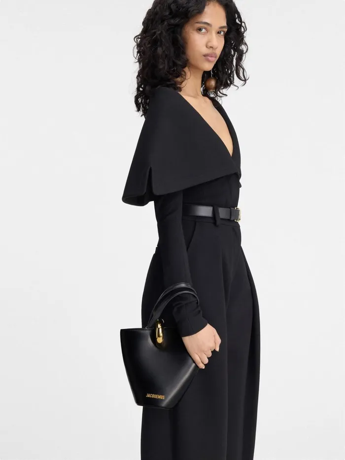 Women Crossbody and Handbags JACQUEMUS The Small Bambola Black Women Crossbody and Handbags JACQUEMUS The Small Bambola Black