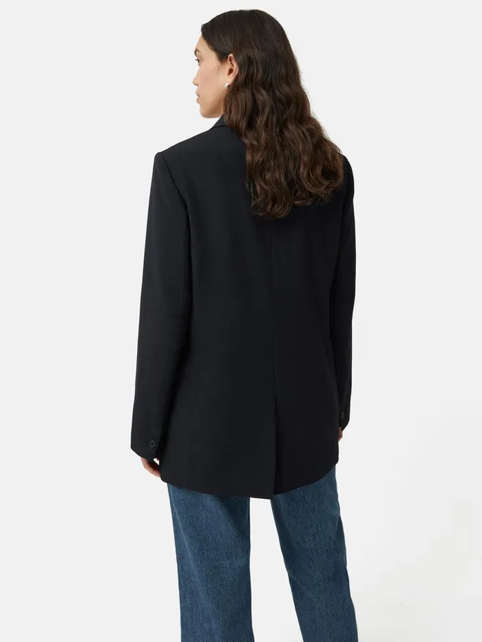 Women Crosshatch Knox Blazer Navy Jigsaw Suits and Tailoring