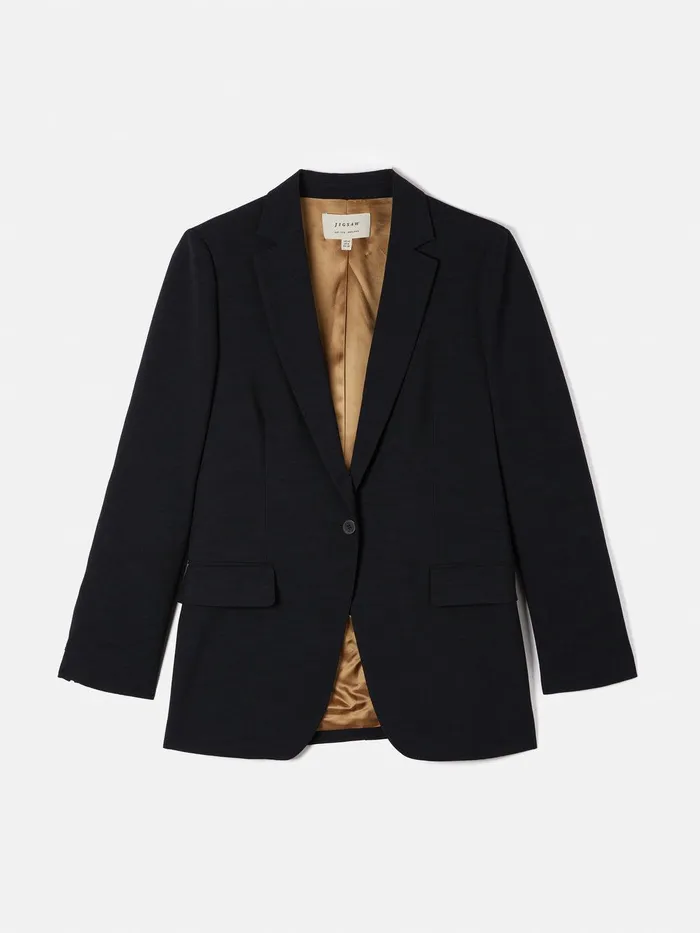 Women Crosshatch Knox Blazer Navy Jigsaw Suits and Tailoring