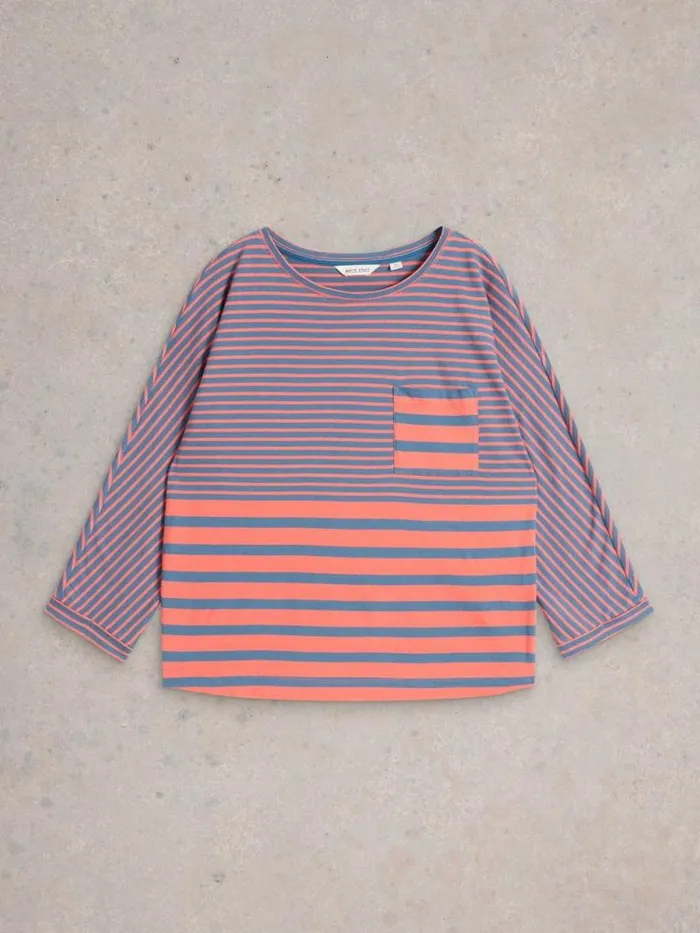 Women DEMI DOLMAN TOP Pink Multi White Stuff Tops and Tees Women DEMI DOLMAN TOP Pink Multi White Stuff Tops and Tees