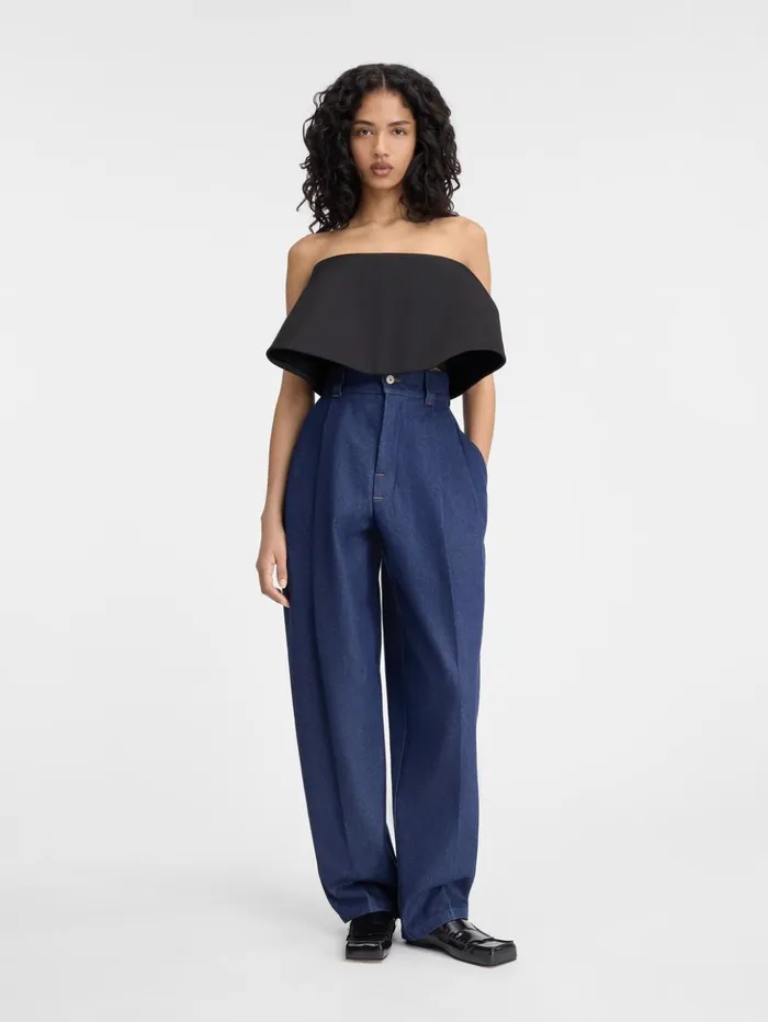 Women Denim JACQUEMUS The Curzio DeNmes Denim Pants Navy