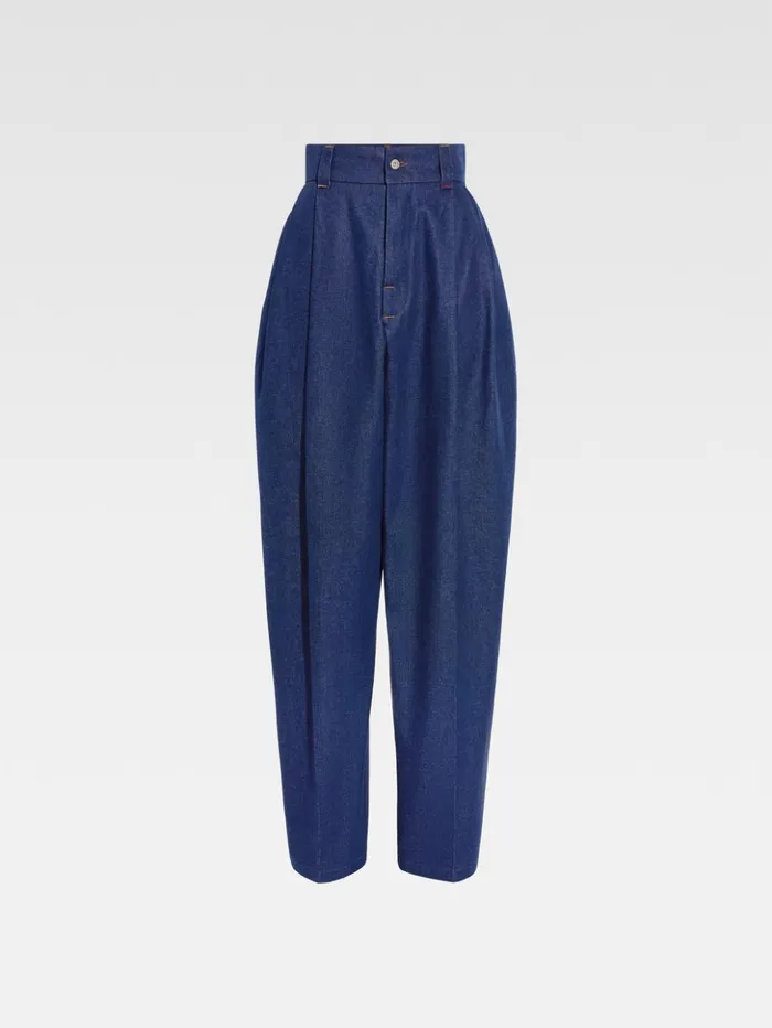Women Denim JACQUEMUS The Curzio DeNmes Denim Pants Navy Women Denim JACQUEMUS The Curzio DeNmes Denim Pants Navy
