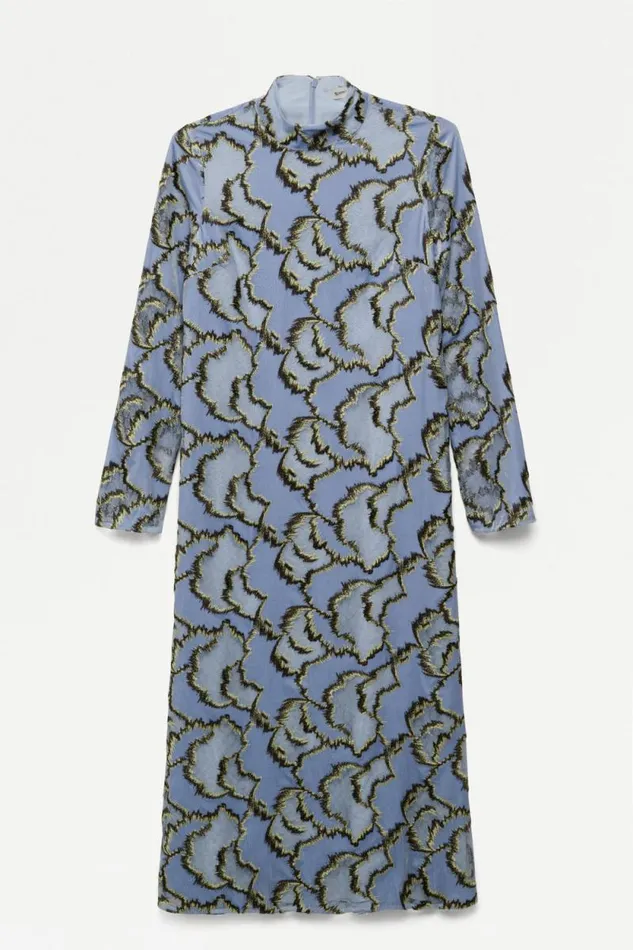 Women Dresses and Jumpsuits Jonathan Simkhai Ailey Dress Blue Long Sleeve Dress Women Dresses and Jumpsuits Jonathan Simkhai Ailey Dress Blue Long Sleeve Dress