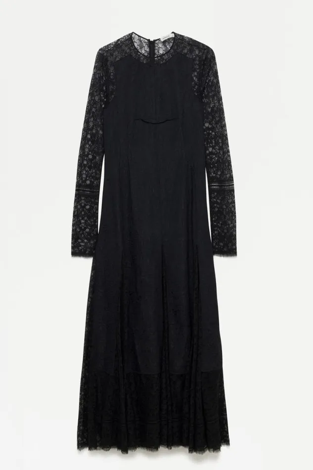 Women Dresses and Jumpsuits Jonathan Simkhai Brinda Gown Black Lace FlowerLength Gown Women Dresses and Jumpsuits Jonathan Simkhai Brinda Gown Black Lace FlowerLength Gown