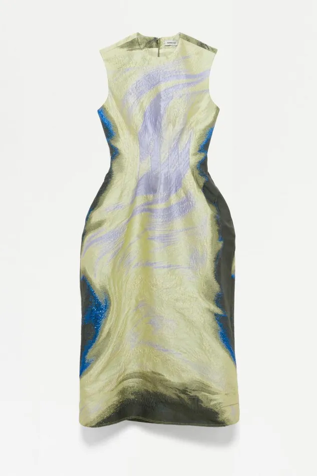 Women Dresses and Jumpsuits Jonathan Simkhai Eli Dress Green and Blue Eli Dress