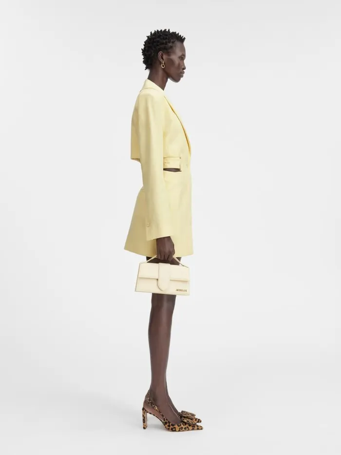 Women Dresses and Skirts JACQUEMUS The Bari Dress Pale Yellow