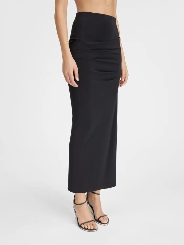 Women Dresses and Skirts JACQUEMUS The Drapeado Skirt Black